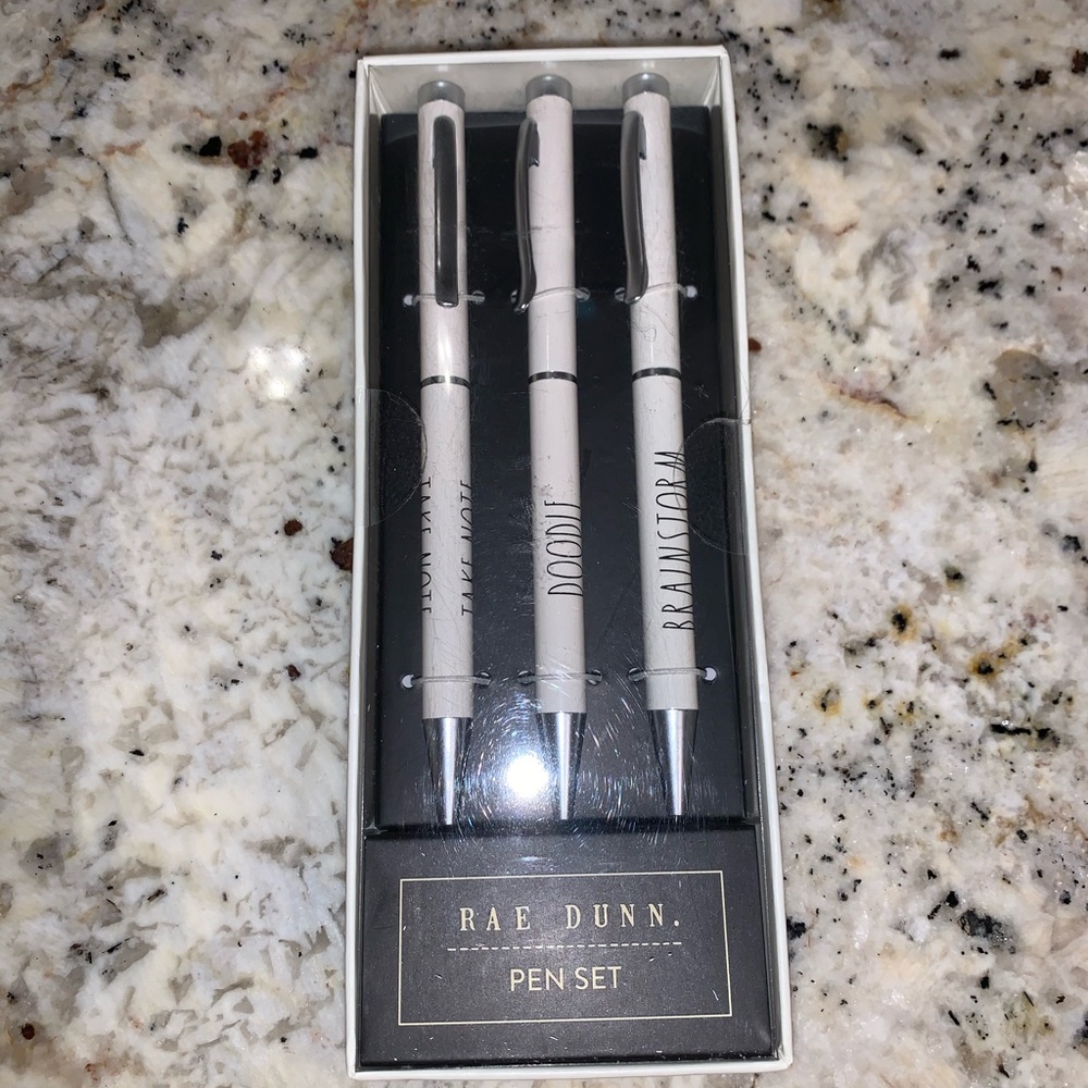 Rae Dunn set of 3 pens